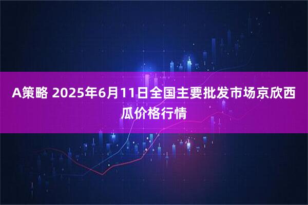 A策略 2025年6月11日全国主要批发市场京欣西瓜价格行情