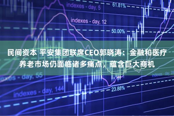 民间资本 平安集团联席CEO郭晓涛：金融和医疗养老市场仍面临诸多痛点，蕴含巨大商机